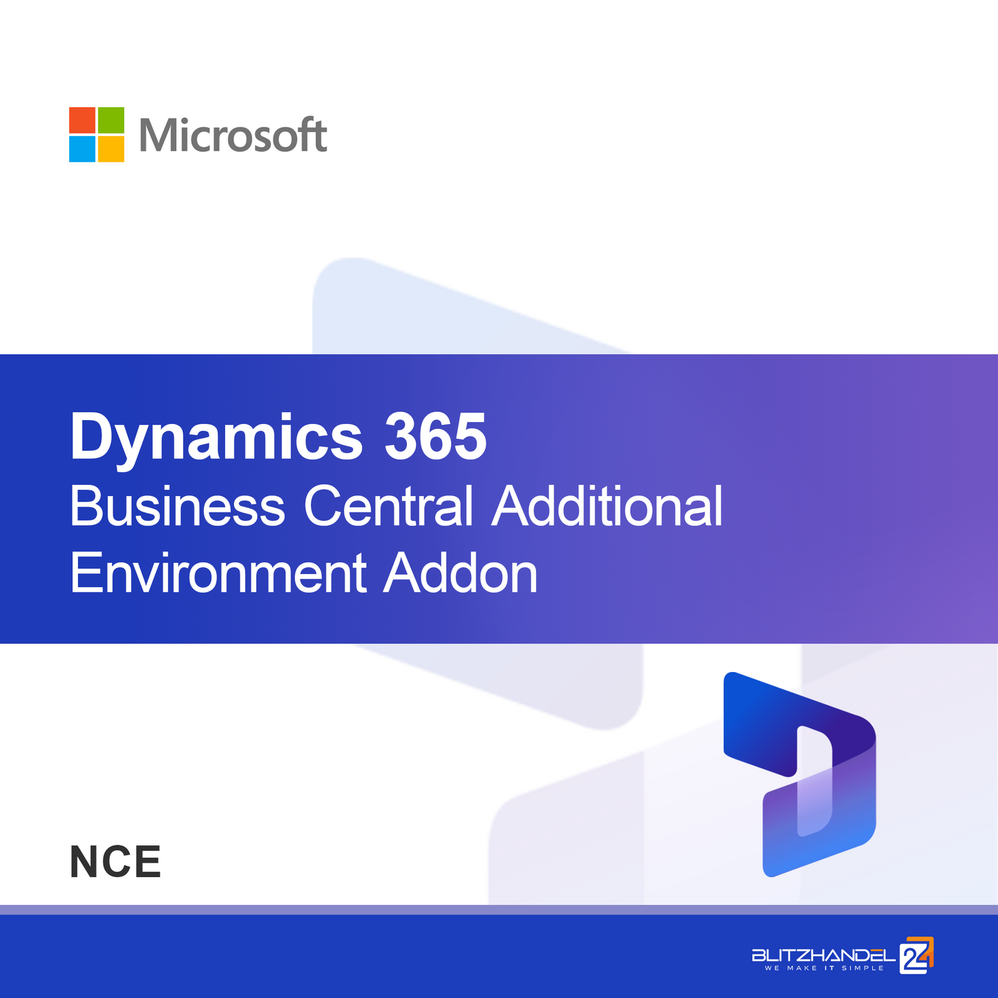 Dynamics 365 Business Central Additional Environment Addon (NCE)