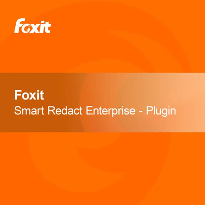 Foxit Smart Redact Enterprise - Plugin